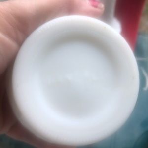 VintGe Randall milk glass quilt vase